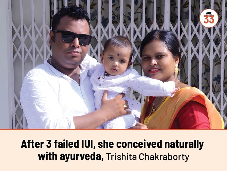 After 3 failed IUI, she conceived naturally with ayurveda, Trishita Chakraborty