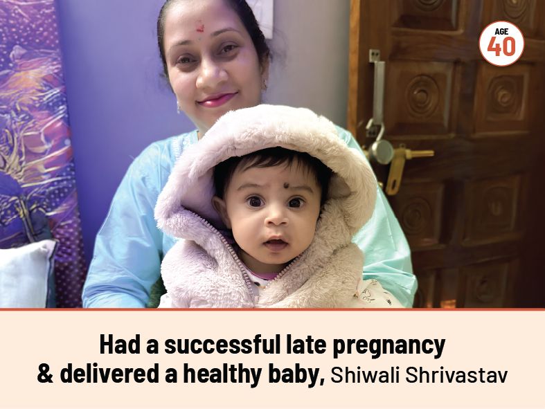 Had a successful late pregnancy & delivered a healthy baby, Shiwali Shrivastav